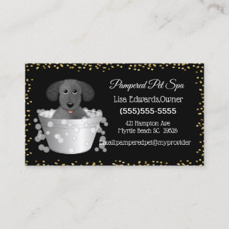 Dog Grooming Dog Spa Appointcard Afsprakenkaartje