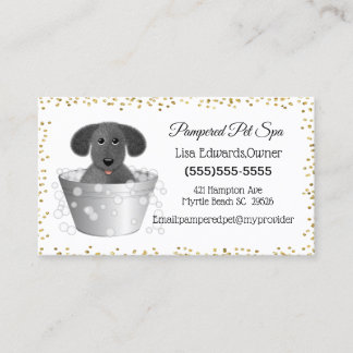 Dog Grooming Dog Spa Appointcard Afsprakenkaartje