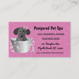 Dog Grooming Dog Spa Appointcard Afsprakenkaartje