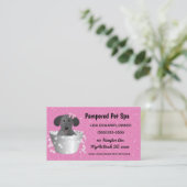 Dog Grooming Dog Spa Appointcard Afsprakenkaartje (Staand voorkant)