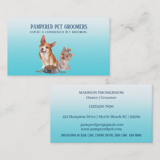 Dog Grooming Dog Spa Visitekaartje Afsprakenkaartje