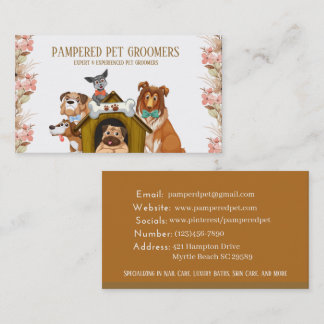 Dog Grooming Dog Spa Visitekaartje Afsprakenkaartje