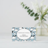 Dog Grooming Dog Walking Visitekaartje (Staand voorkant)