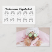 Dog Grooming, Dog Wash Loyalty Card (Voorkant / Achterkant)