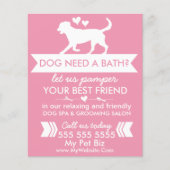 Dog Grooming Flyer -  (Voorkant)