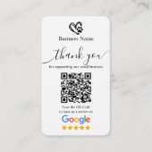 Dog Grooming Google Review Request Kaart QR-code Visitekaartje (Voorkant)