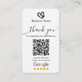 Dog Grooming Google Review Request Kaart QR-code Visitekaartje