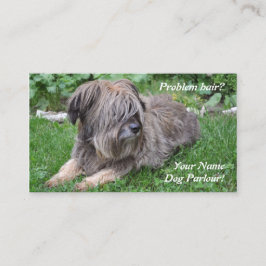 Dog grooming hiry sheepdog visitekaartje
