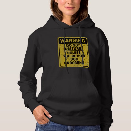 Dog Grooming Joke Meme For Men Women Hoodie (Voorkant)