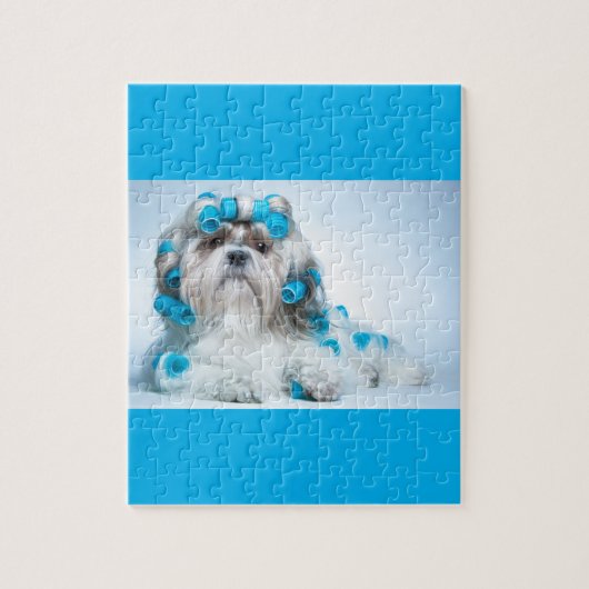 Dog Grooming Legpuzzel (Verticaal)