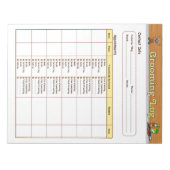 Dog Grooming Log Notitieblok (Voorkant)