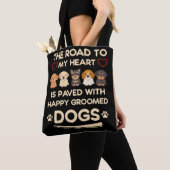 Dog Grooming Love Animal Dog Groomer Tote Bag (Dichtbij)