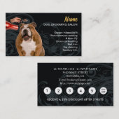 Dog grooming Loyaliteit Korting Visitekaartje (Voorkant / Achterkant)