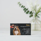 Dog grooming Loyaliteit Korting Visitekaartje (Staand voorkant)