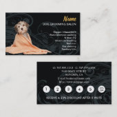 Dog grooming Loyalty Discount Visitekaartje (Voorkant / Achterkant)