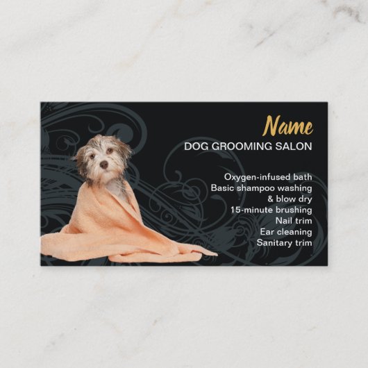 Dog grooming Loyalty Discount Visitekaartje (Voorkant)