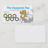 Dog Grooming Loyalty Punch Kaart Visitekaartjes (Voorkant / Achterkant)