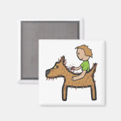 Dog Grooming Magneet (Voorkant / Achterkant)