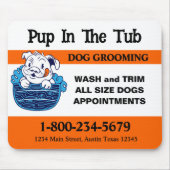 Dog Grooming Muismat (Voorkant)