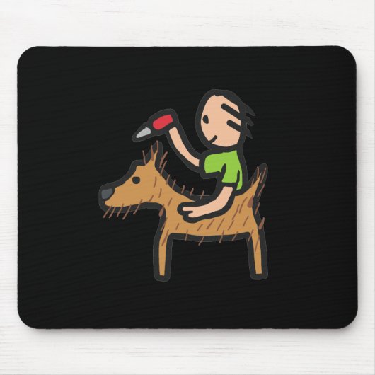 Dog Grooming Muismat (Voorkant)