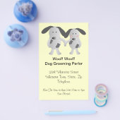 Dog Grooming Parlor Flyer (Enkel)