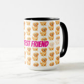 Dog Grooming Personalized Luxury Modern Collection Mok (Voorkant rechts)