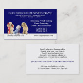Dog grooming pet care PERSONALIZE Kortingskaartje (Voorkant / Achterkant)