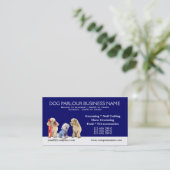 Dog grooming pet care PERSONALIZE Kortingskaartje (Staand voorkant)