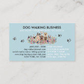 Dog Grooming Petsitter Sale Loyalty Paw punch Visitekaartje (Achterkant)