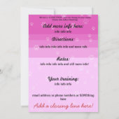 Dog Grooming promotionele sjabloon Kaart (Achterkant)