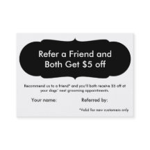 Dog Grooming Reference Kaart - 