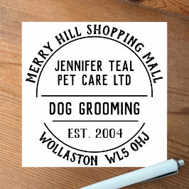 Dog Grooming Rubber Stamp Rubberstempel