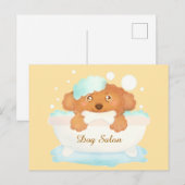 Dog Grooming Salon Briefkaart (Voorkant / Achterkant)