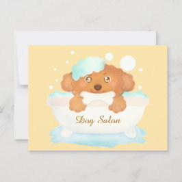 Dog Grooming Salon Briefkaart