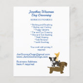 Dog Grooming Salon Business Flyer (Achterkant)