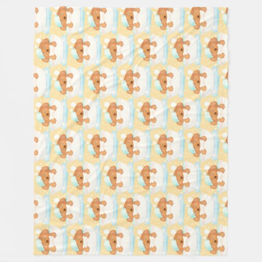 Dog Grooming Salon Fleece Deken (Voorkant)