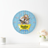 Dog Grooming Salon-Pet Groomer-Personalized Clock Grote Klok (Huis)