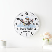 Dog Grooming Salon-Pet Groomer-Personalized Clock Grote Klok (Huis)
