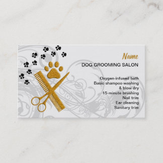 Dog grooming Salon Visitekaartje
