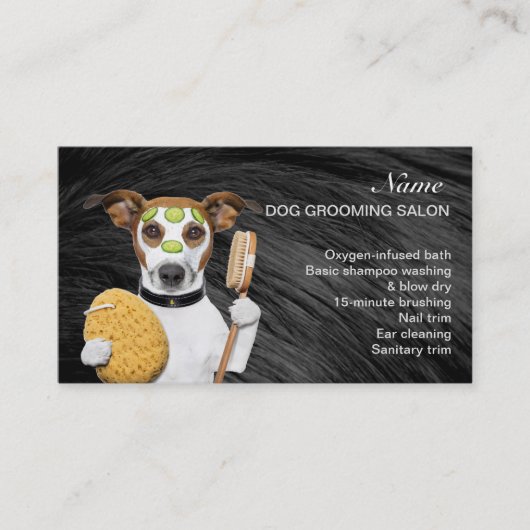 Dog grooming Salon Visitekaartje (Voorkant)
