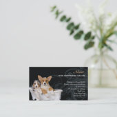 Dog grooming Salon Visitekaartje (Staand voorkant)