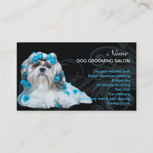 Dog grooming Salon Visitekaartje (Voorkant)