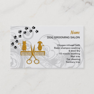 Dog grooming Salon Visitekaartje