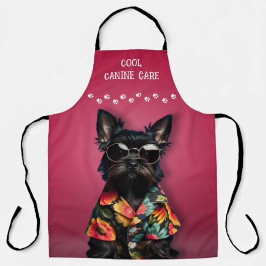 Dog Grooming Schort (Voorkant)