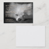 Dog Grooming Service-visitekaartje sjabloon Visitekaartje (Voorkant / Achterkant)