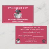 Dog Grooming Spa Afspraak Visitekaartje Afsprakenkaartje (Voorkant / Achterkant)