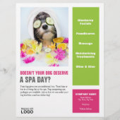 Dog Grooming Spa Poster Flyer (Voorkant)