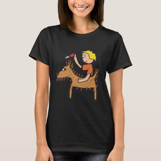 Dog Grooming T-shirt (Voorkant)