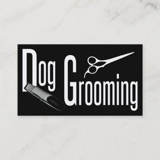 Dog Grooming Visitekaartje (Voorkant)