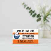 Dog Grooming Visitekaartje (Staand voorkant)